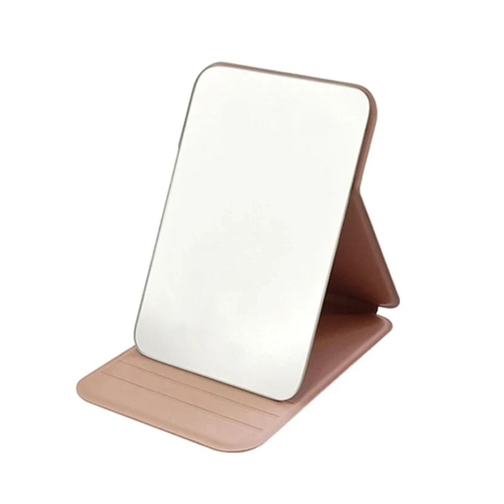 Compact And Stylish Women MINI Folding Makeup Mirror HighQuality Portable Pocket Mirror With Solid 1