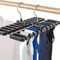 Multifunctional Tie Belt Organizer Rack Rotating Scarf Holder Home Closet Storage 1