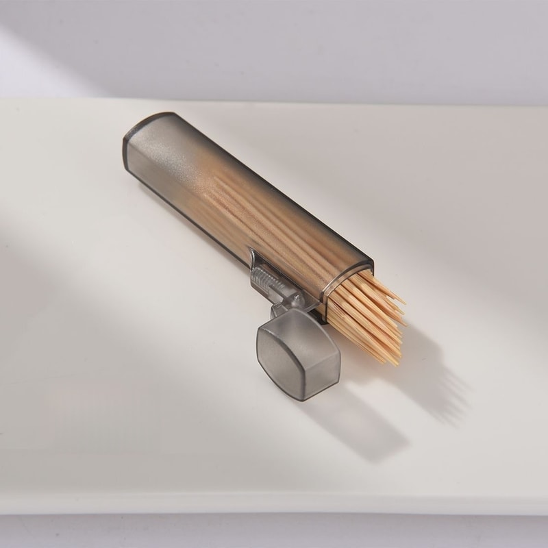 Compact Travel Toothpick Case Portable Storage For Toothpicks On The Go 4