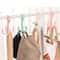 Multifunctional Rotatable Four Claw Hooks Coat Hangers Bags For Wardrobe Storage Scarf Hanging In D 2