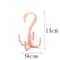 Multifunctional Rotatable Four Claw Hooks Coat Hangers Bags For Wardrobe Storage Scarf Hanging In D 3