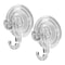 Heavy Duty Clear Suction Cup Hooks Reusable Vacuum Hooks For Towel Kitchen Bathroom Glass 0
