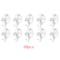 Heavy Duty Clear Suction Cup Hooks Reusable Vacuum Hooks For Towel Kitchen Bathroom Glass 5