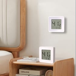 indoor mini digital lcd thermometer and hygrometer precise temperature sensor for home and office