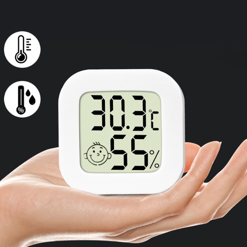 Indoor Mini Digital LCD Thermometer And Hygrometer Precise Temperature Sensor For Home And Office 9