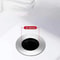 Chrome Bathroom Sink Drain Stopper With Hair Catcher Universal Rebound Drain Plug 4