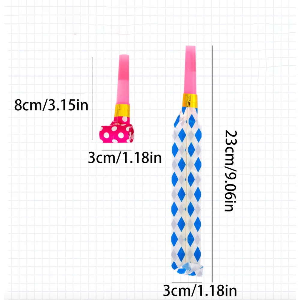 Colorful Dragon Whistle Toy Funny Blow Roll Toys For Children Birthday Gifts 5