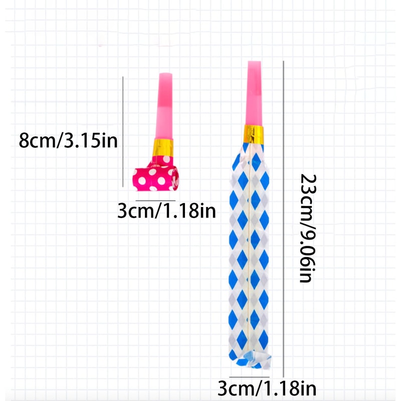 Colorful Dragon Whistle Toy Funny Blow Roll Toys For Children Birthday Gifts 5