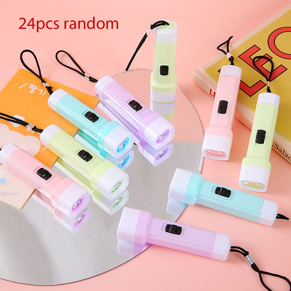 LED Mini Flashlight Kids Party Gift, Wedding Favor, Halloween Christmas Carnival Decoration for Parties