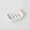 Square Plastic Storage Box With Drainage Cover Portable DoubleLayer Soap Dish For Travel And Bathro 9