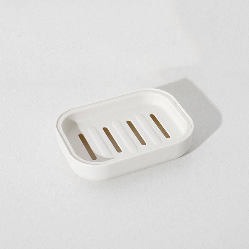 Square Plastic Storage Box With Drainage Cover Portable DoubleLayer Soap Dish For Travel And Bathro 9