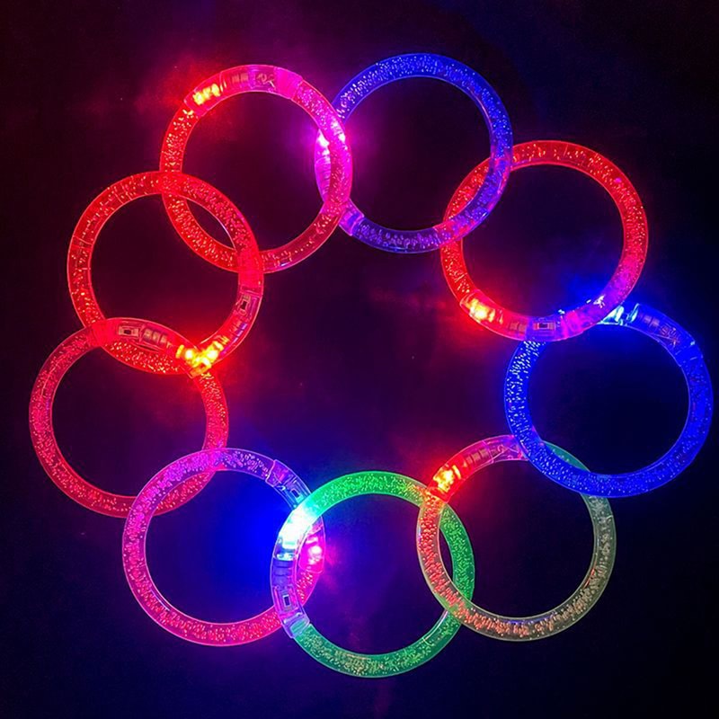 Luminous LED Stick Bracelets Glow In The Dark Flashing Party Supplies For Adults And Children 3