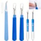 Blue Sewing Seam Ripper Kit Thread Unpicker Cutter Embroidery And Needlework Tool For Stitch Remova 0