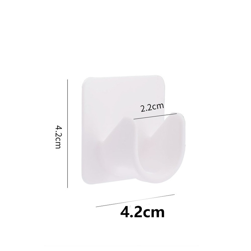 Adjustable Curtain Rod Bracket Holders Hooks Self-adhesive Punch-free Curtain Fixing Clip Household Pole Support