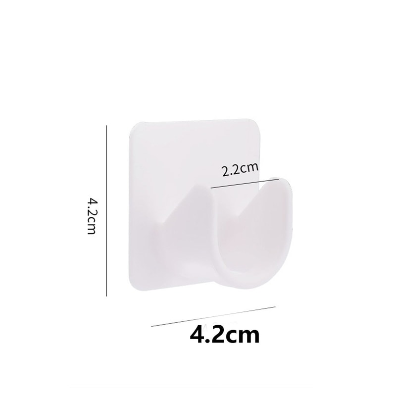 Adjustable Curtain Rod Bracket Holders Hooks Self-adhesive Punch-free Curtain Fixing Clip Household Pole Support