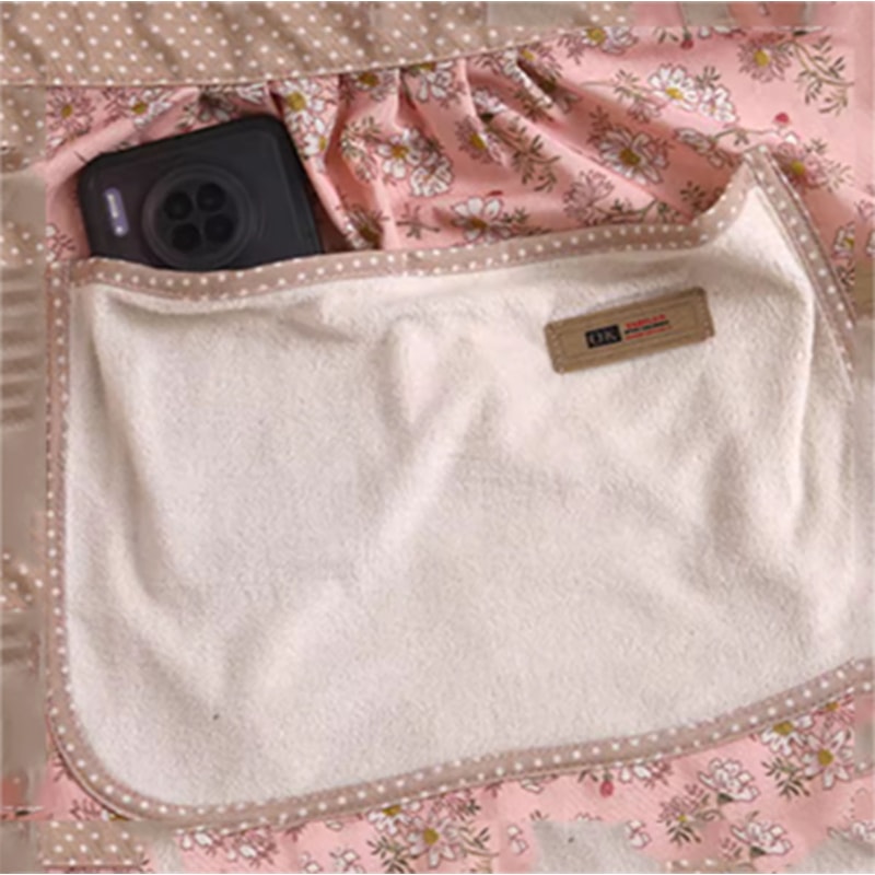 Lovely Canvas Apron For Women Kitchen Cooking Household Wear Antifouling And Breathable Cleaning Su 3