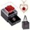 Luxury Red Pendant Necklace For Girlfriend With Rose Flower Gift Box I Love You Jewelry Trendy Wedd 6
