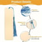 Wooden DIY Craft Bookmarks Lasercut Wooden Pendants Tassel Color Random Square Tags For Custom Proj 3