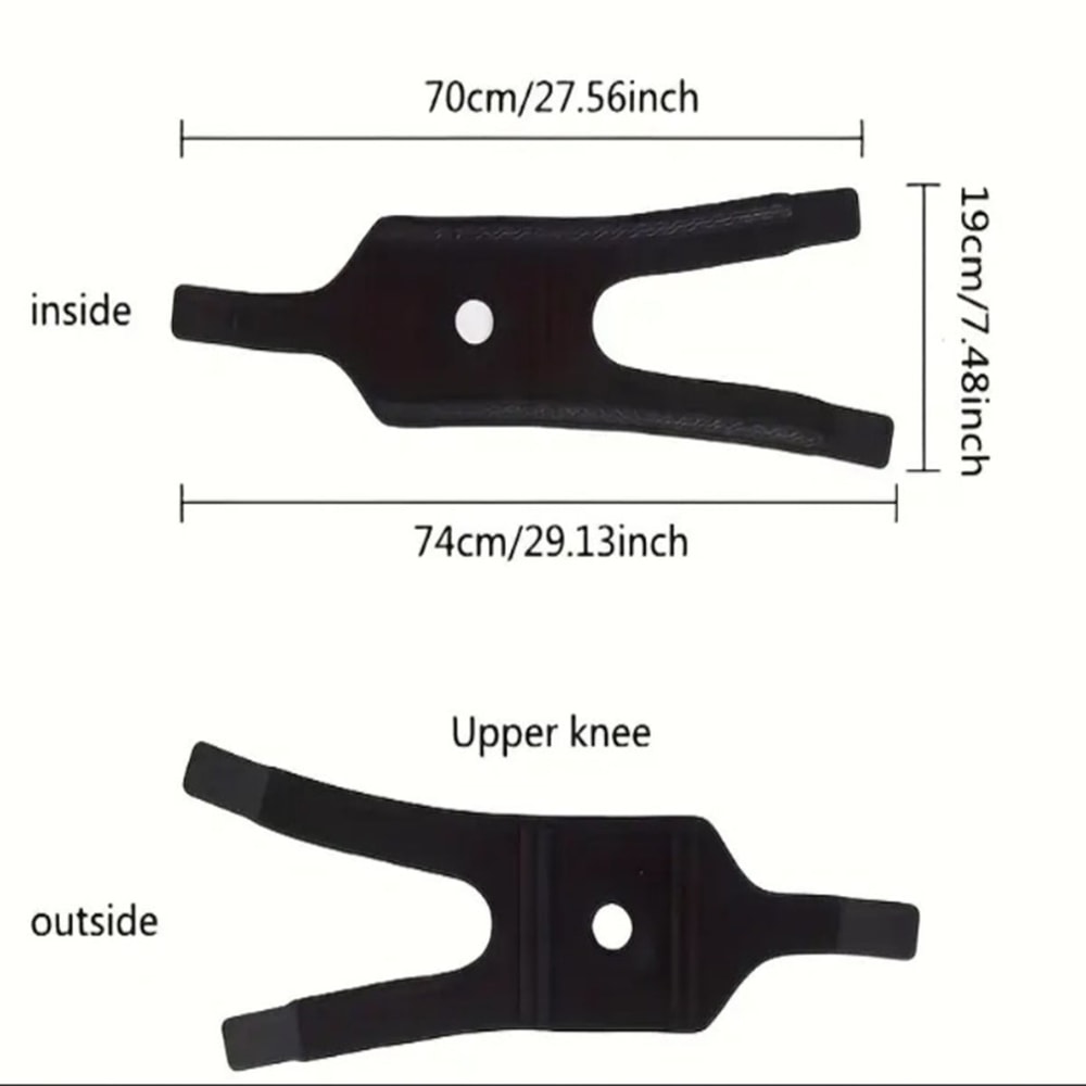 Adjustable Knee Brace With Side Stabilizers Breathable Support For Knee Pain Relief And Sport Train 4