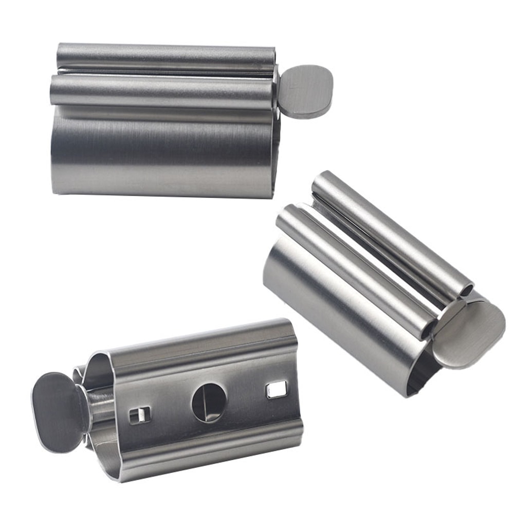 Stainless Steel Wringer Roller Rotate Dispenser for Ointments Toothpaste Squeezer Tube Roller Bathroom Accessories