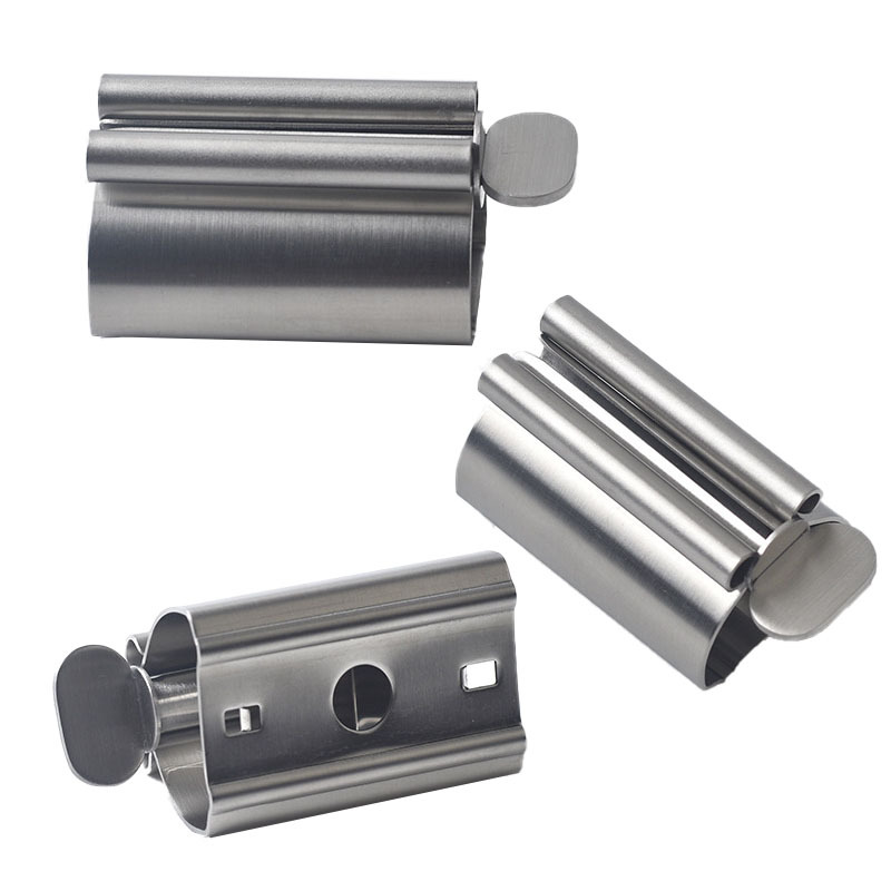 Stainless Steel Wringer Roller Rotate Dispenser for Ointments Toothpaste Squeezer Tube Roller Bathroom Accessories