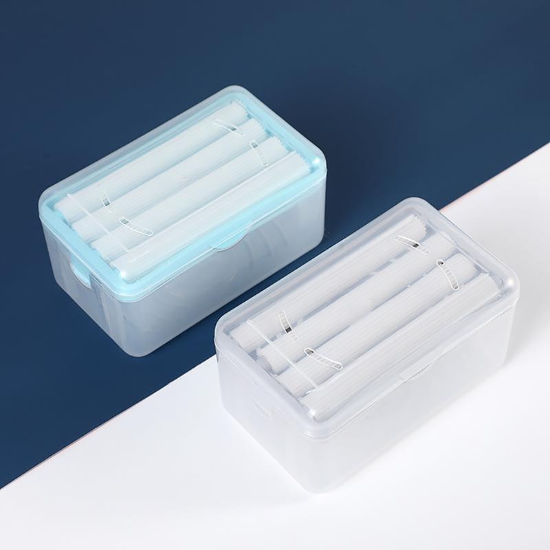 Portable Foaming Box Soap Dish Soap Rack With Brush Lid HandsFree Laundry Tool Storage Box 0