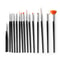 Miniature Paint Brush Set Fine Detail Brushes For Art Painting Acrylic Watercolor Oil Models 6