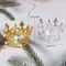 Mini Pearl Crown Wedding Cake Topper Romantic Garland Hair Ornaments Birthday Party Children Favors 4