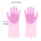 Magic Silicone Rubber Dishwashing Gloves Household Sponge Scrubber Kitchen Cleaning Tools Dish Wash 5