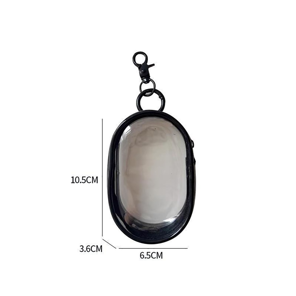 Multifunctional Clear Storage Box For Data Cable Outdoor Travel Headset Round Storage Bag For Cable 5