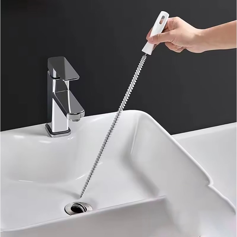 Drain Hair Cleaner Pipe Sink Unblocker Tool Refrigerator Foreign Matter Cleaning Brush For Pipe Unc 0