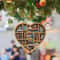 Heart Shaped Bookshelf Pendant Christmas Tree Decoration Wooden Ornament For Book Lovers Holiday Gi 0