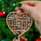 Heart Shaped Bookshelf Pendant Christmas Tree Decoration Wooden Ornament For Book Lovers Holiday Gi 2