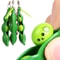 Decompression Fidget Toys Edamame Squishy Beans Squeeze Peas Keychain Cute Stress Relief Adult Toy 0