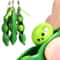 Decompression Fidget Toys Edamame Squishy Beans Squeeze Peas Keychain Cute Stress Relief Adult Toy 5