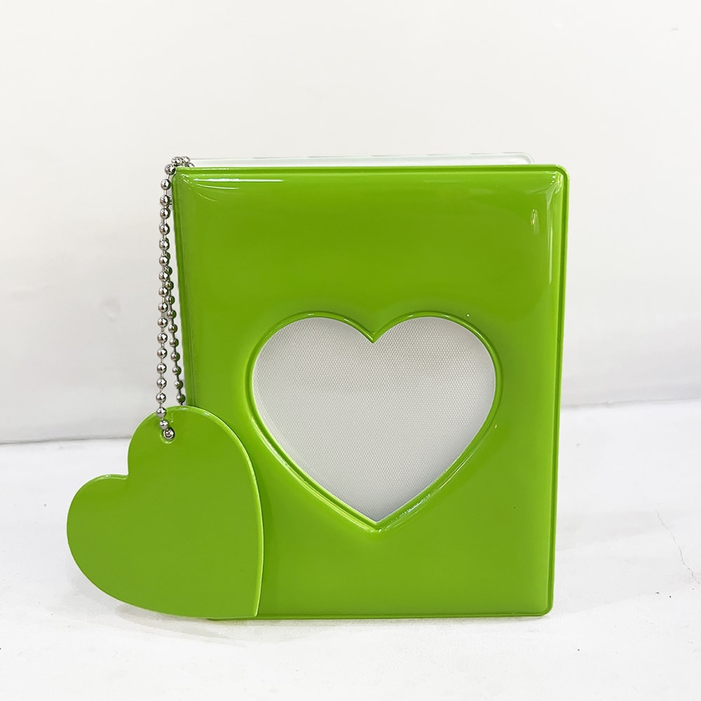 Heart Love Hollow Photocard Holder Album Pockets Mini Card Binder for Idol Pictures Storage Case