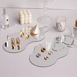 simple acrylic jewelry stand for earrings and display rack for desktop shops