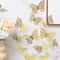 Gold Butterfly Decorations For 3D Butterfly Wall Decor 4 Styles 3 Sizes For Party Room Cake Decor 3
