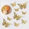 Gold Butterfly Decorations For 3D Butterfly Wall Decor 4 Styles 3 Sizes For Party Room Cake Decor 5
