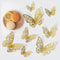 Gold Butterfly Decorations For 3D Butterfly Wall Decor 4 Styles 3 Sizes For Party Room Cake Decor 7