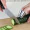 Stainless Steel Finger Protector For Vegetable Cutting Hand Guard Tool Kitchen Safety 0
