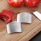 Stainless Steel Finger Protector For Vegetable Cutting Hand Guard Tool Kitchen Safety 4