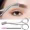 High Quality Makeup Scissors For Eyebrow Trimming With Eyebrow Comb Hair Remover Tool 0