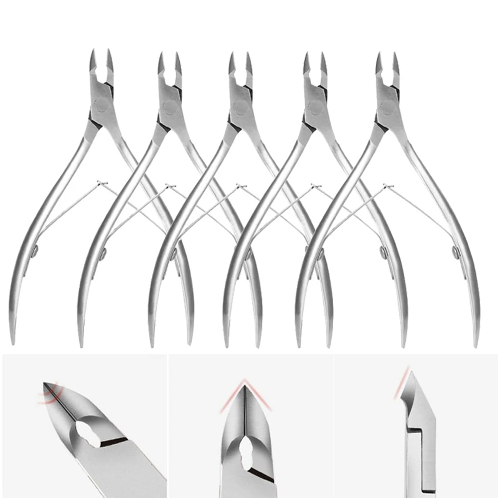 Cuticle Cutter Nail Nippers Professional Scissors Pedicure Tong Dead Skin Remover Nail Care Tool 0