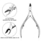 Cuticle Cutter Nail Nippers Professional Scissors Pedicure Tong Dead Skin Remover Nail Care Tool 1
