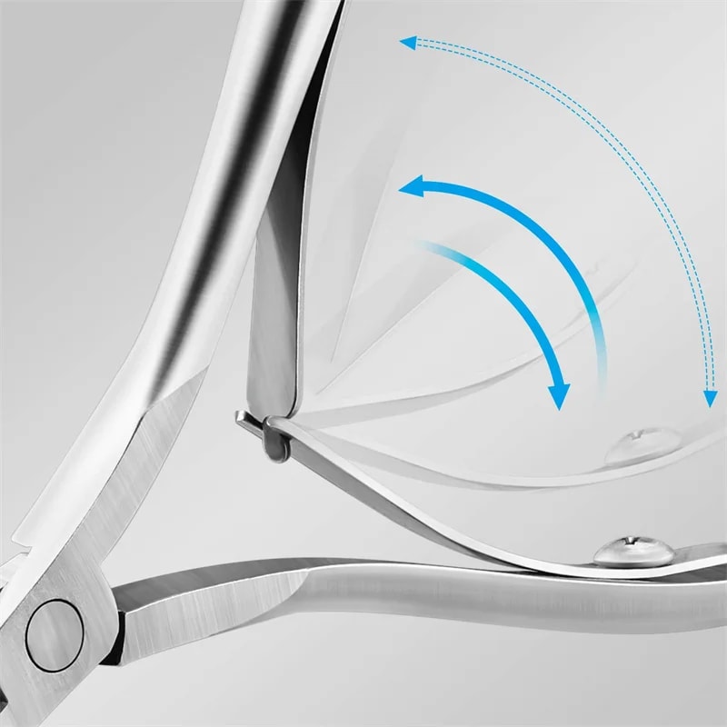 Cuticle Cutter Nail Nippers Professional Scissors Pedicure Tong Dead Skin Remover Nail Care Tool 2