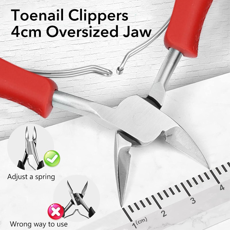 Nail Correction Toe Nail Clippers For Ingrown Toenails Thick Nail Nippers Dead Skin Cutter Scissors 4