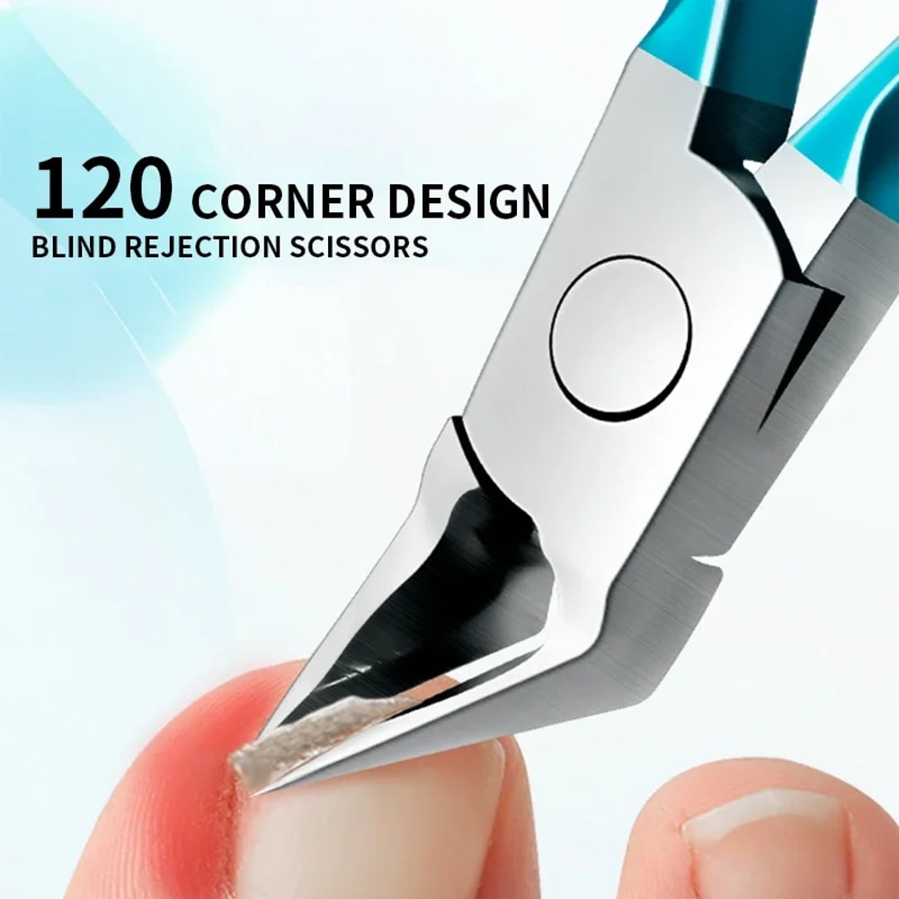 Stainless Steel Professional Nail Clipper Cuticle Nippers Ingrown Toenail Scissors For Paronychia M 1