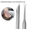 Stainless Steel Remover Manicure Sticks Tool Doubleended Bevelled Nail Grinding File Circle Beveled 1
