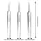 Stainless Steel Acne Extractor Set Hypoallergenic Beauty Tweezers For Clear Skin EasyToUse Ideal Fo 6